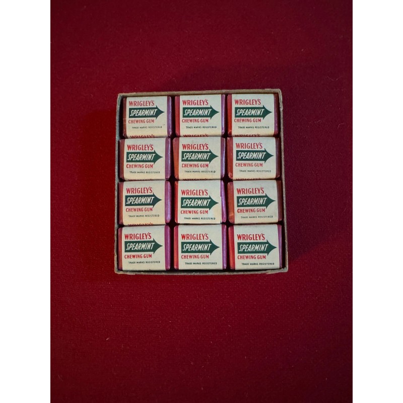 1951, Wrigley's SPEARMINT , "Un-Opened" Pellet Gum Pack (Scarce /