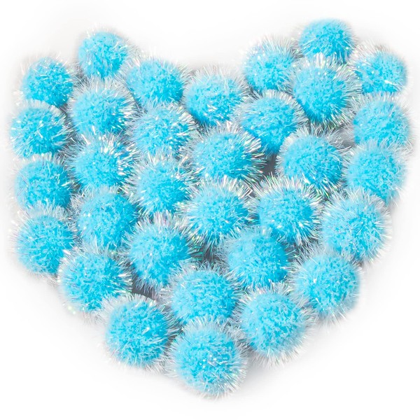 VAPKER 30 Pcs Cat Ball Toys Sparkle Balls Extra Large