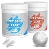 1 Pound White Epoxy Putty Sculpt Clay, 2 Part (A