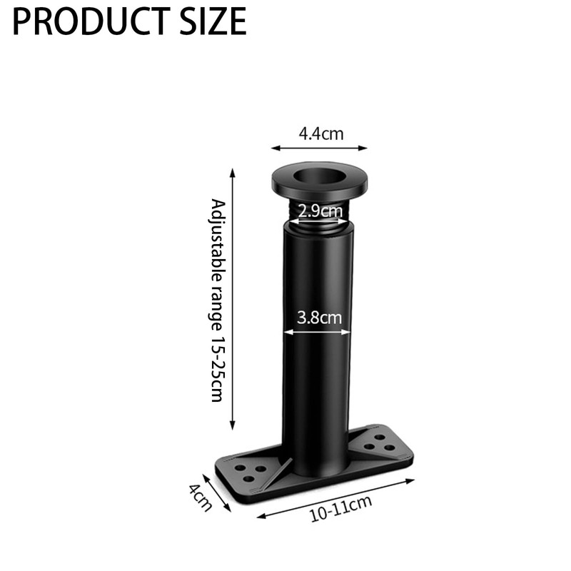 Quixotical Pack of 4 Support Legs for Bed Frame, Adjustable