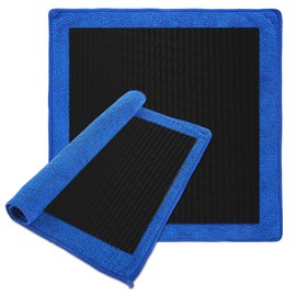 Lusofie 2 Pack Clay Towel Auto Detailing Decontamination Towel Drying Cleaning Clay Towel Clay Home Cleaning Car Wash Microfiber Towels Lightweight Convenient for Covering Large Areas Clay Bar Towel