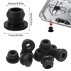 Cosswe Rust Rubber Feet, Pot Support Rubber, Gas Stove Rubber