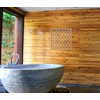 Lattice Panel with a Roof Shingle Design MDF Home &