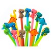 RECHENG Cute dinosaur black ink pens,Cartoon fun kawaii writing gel