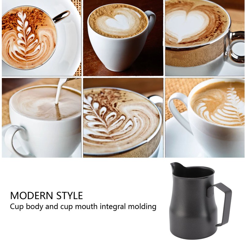 Coffee Frothing Pitcher 304 Stainless Steel Milk Steaming Jug Cup