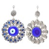 Turkey Blue Evil Eye Ornament, Blue Eyes Pearl Fatima Hand