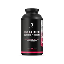 B Life Myo y D-Chiro Inositol | Ratio 40:1 | 400 cápsulas | 2000 mg por porción | Ingredientes Naturales | Myo & D-Chiro Inositol Platinum.