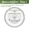Gemroom 10.5" Microwave Turntable Compatible with Emerson 252100500497, 10 1/2
