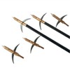 ZSHJG 6pcs Arrowheads Hunting Tips for Bow 100 Grain Archery
