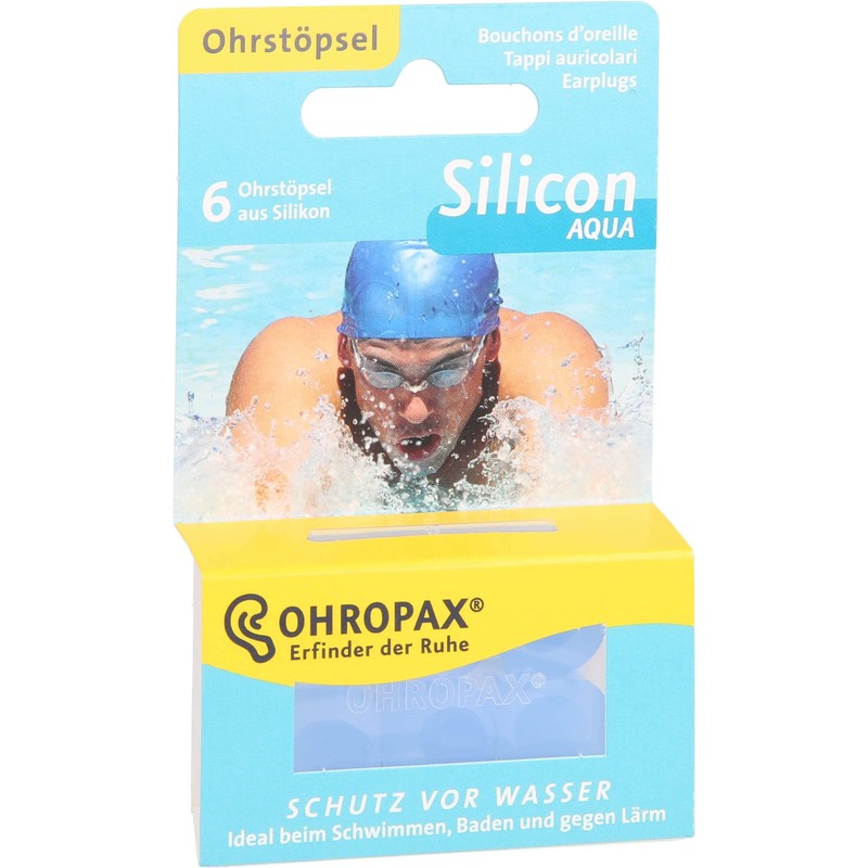 OHROPAX Silicon Aqua 6 St