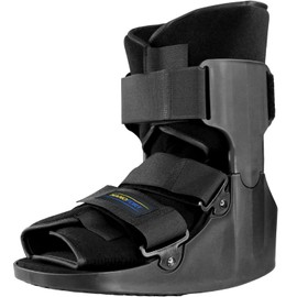 RACK & PACK Bota Ortopedica Walker Corta para Fracturas Esgince Lesiones en Tobillo o Pie Rehabilitacion Postoperatorias para Fijacion Almohadillas Internas para mayor Soporte Chica (22-24) (25 al 27)