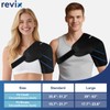 REVIX Large Shoulder Ice Pack Wrap, Ice Shoulder Brace for