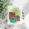 Pinkfresh Studio Stencils 4.25"X5.25" 5/Pkg-Christmas Presents PF210323