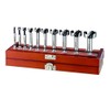Woodriver High-Carbon Steel 10-Piece Forstner Bit Set