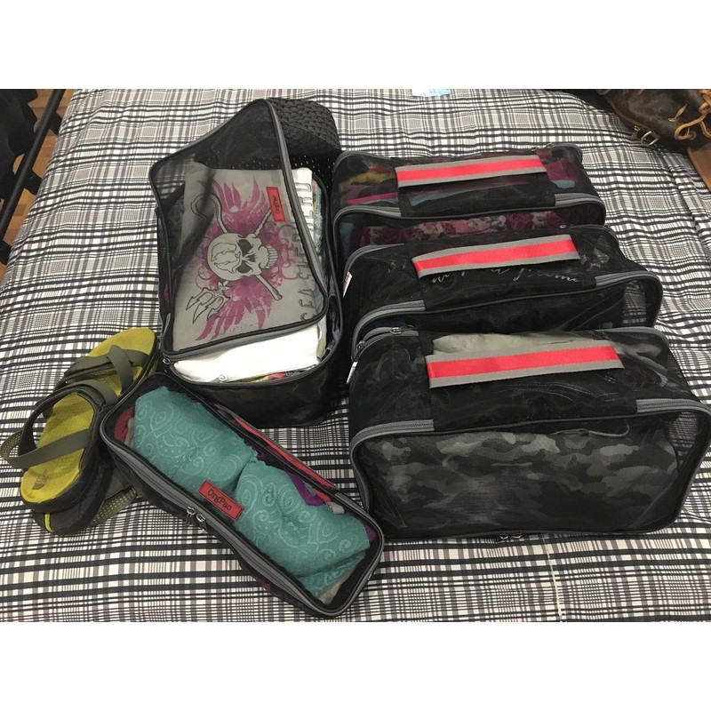 LeanPac® OrgPac 1 Piece Fine Mesh Travel Organiser Packing Cube