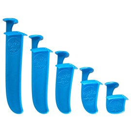 As Seen On Shark Tank - Herramientas de corte de pelo con aleta para el cabello, juego de 5 incluye guías de corte de pelo de 2 pulgadas, 3 pulgadas, 4 pulgadas, 5 pulgadas y 6 pulgadas, fabricado en Estados Unidos