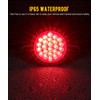 Partsam 12Pcs 4 Inch Round Led Trailer Tail Lights Kit
