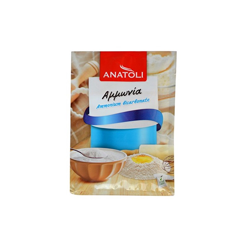 Ammonia Bicarbonate Anatoli 30g from Greece (2 Pack 60g Total)