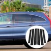 6 Pcs Side Door Window Cover Glossy Black Pillar Post