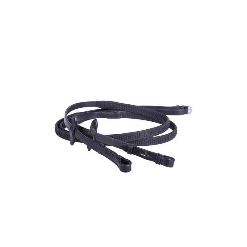 Equipride LEATHER REINS WITH SUPER GRIP ANTI-SLIP FOR BRIDLE SUPER