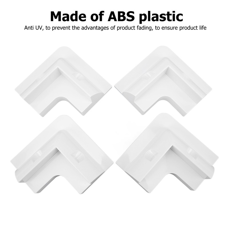 4pcs Solar Panel Corner Bracket Anti UV ABS Solar Panel