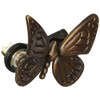 Monarch Butterfly Doorbell Ringer - Oiled Bronze