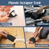 15 Pack Plastic Putty Knife Scraper Set - 6 Sizes