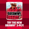 Brawny Tear-A-Square Paper Towels, 2 Double Rolls = 4 Regular