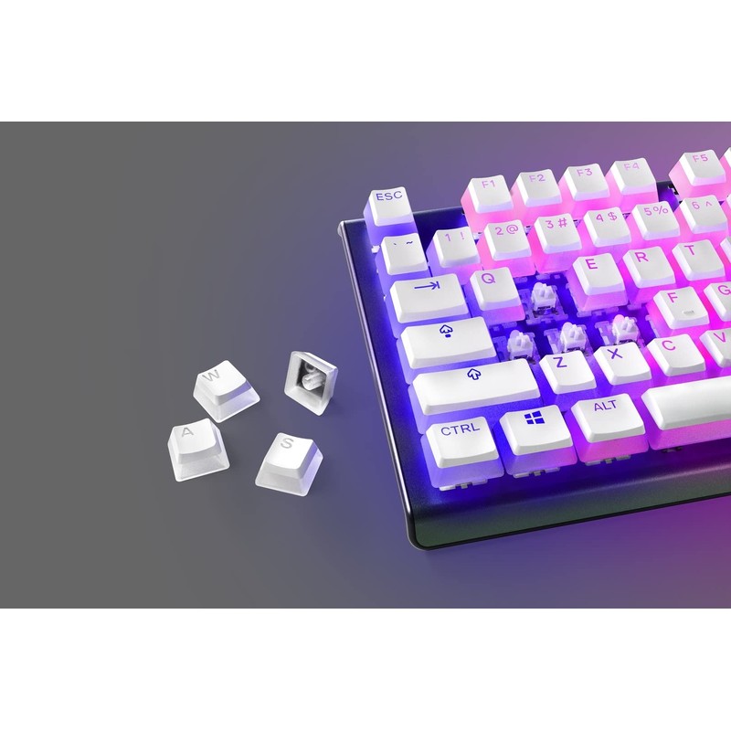 SteelSeries PrismCaps – Double Shot Pudding-style Keycaps – Durable PBT