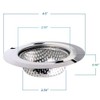 2 Pack Stainless Steel Kitchen Sink Strainer – 4.5" Wide