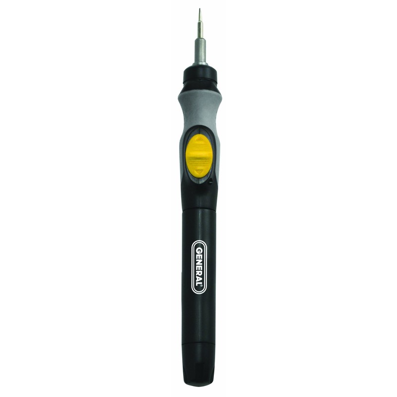 General Tools Precision Cordless Electric Screwdriver #500 with Six Bits