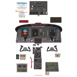 King Air 350 Pro Line 21 Cockpit Poster 24"x36"