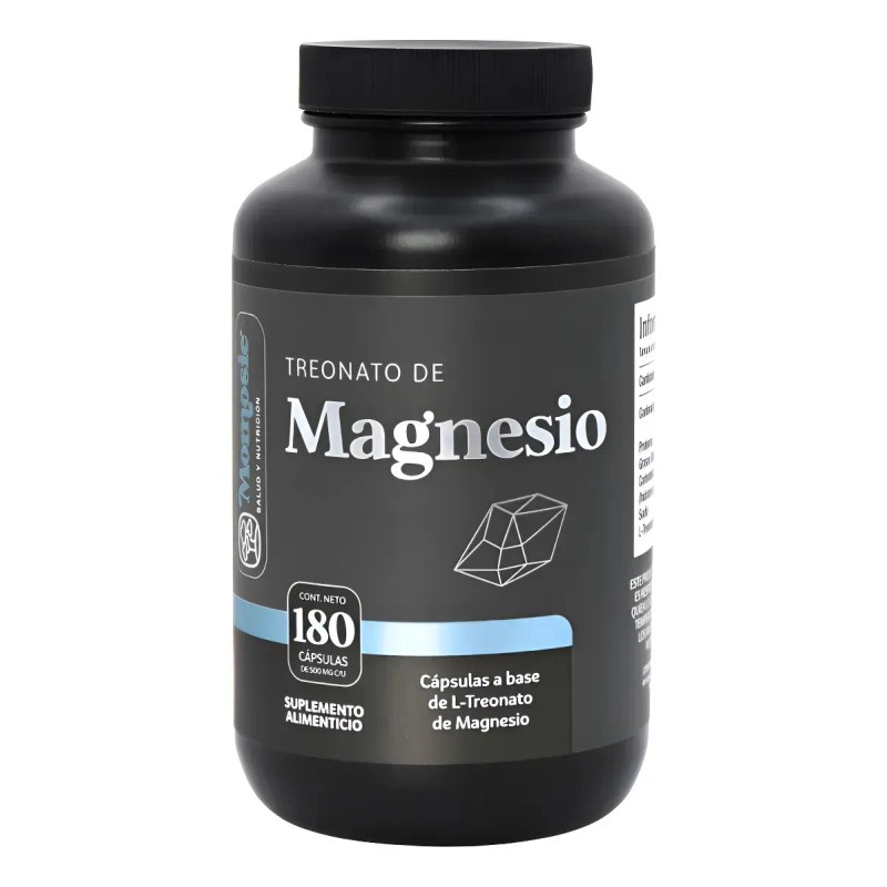 Treonato Magnesio Momosie 180 Cápsulas Magnesium Threonate Alta Absorción Memoria