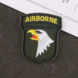 unbranded US Army 101st AIRBORNE / EAGLE - IRON-On or SEW ON PATCH 2271