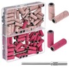 120 Stück Kleines Nagelschleifbänder, 240 Grit und 180 Grit Schleifbänder