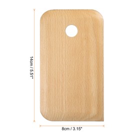 HARFINGTON 3pcs Pottery Ribs Trimming Tools Pottery Profile Rib Wooden Foot Shaper Shaping Texture Rib Beech Wood for Carving Ceramics Clay