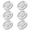 TIANNAIT 6 Pieces of Round Touch Lights; Trunk Emergency Lights,