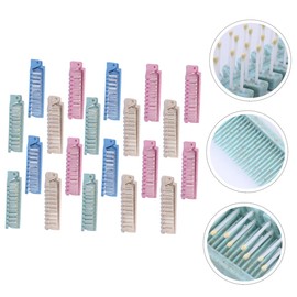 NOLITOY Outdoor Travel Massage Comb 20pcs Plastic Folding Combs Gentle Comfortable for Scalp Great for Men Women Camping Travel Office Random Style