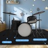 Drum Rug, Drum Mat Drum Carpet with Non-Slip Grip Bottom,