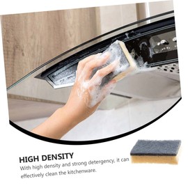 Healeved 30 Pcs Sponge Dish Wash Scrubber Car Wash Brush Bathroom Cleaning Brush Cleaning Scrubber Grit Scrubbing Pads for Dishes Plate Washing Brush Dish Cleaning Tool Frosted Scouring Pad