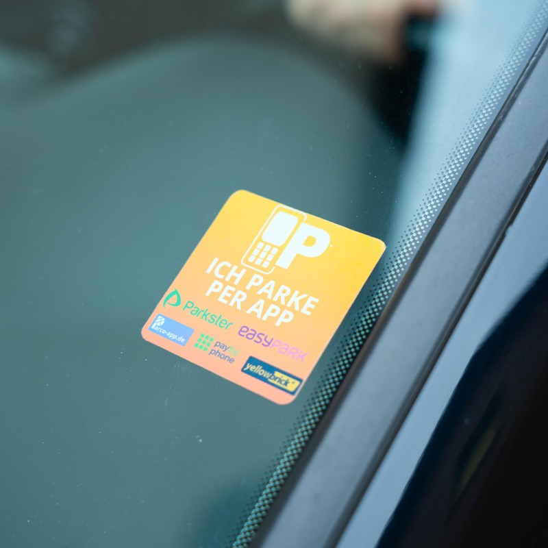 Universal 5-in-1 Back Glass Sticker - Compatible with Easypark Easy