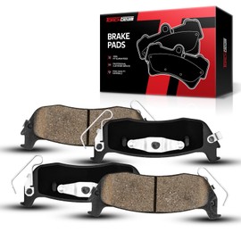 Torchbeam Rear Disc Ceramic Brake Pads Kit Fits2004-2015 TITAN, 2006-2010 Jeep Grand Cherokee 3.7L, 2005-2015 Armada,2006-2010 Jeep Commander,4pcs Automotive Replacement Brake Pads,D1041