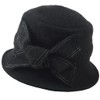 Women Vintage Felt Bucket Hat Winter Wool Dress Beret Hat
