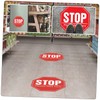 DOITOOL 5 Sheets Stop Sign, 7.8x7.8 Inches High Intensity Street