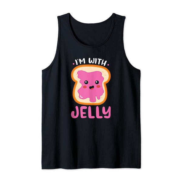 I'm With Jelly Best Friend Matching Couples Tank Top