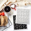 6 Pack Kitchen Scandi Lemon Swedish Dishcloths Towel 100% Eco