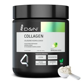 Colágeno Hidrolizado Polvo 420 Manzana Verde Vitamina Ácido Hialurónico Resveratrol Suplemento Alimenticio Servicios