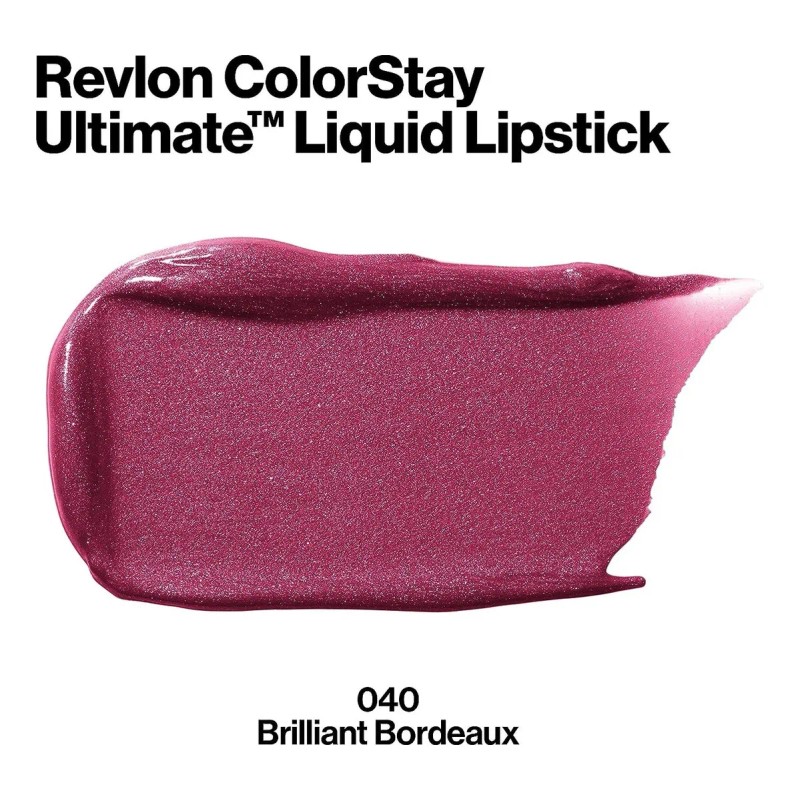 Labial Líquido Cs Ultimate Liquidlipstick Brilliant Bordeaux Acabado Satinado
