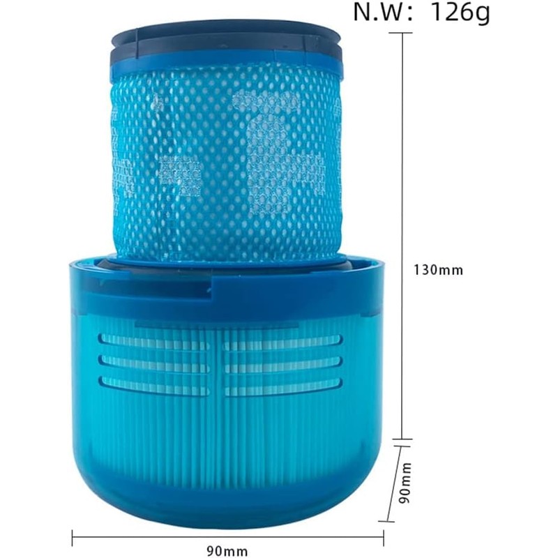 for Dyson V15 Filter Replacement Part,Washable Reusable HEPA Filter for