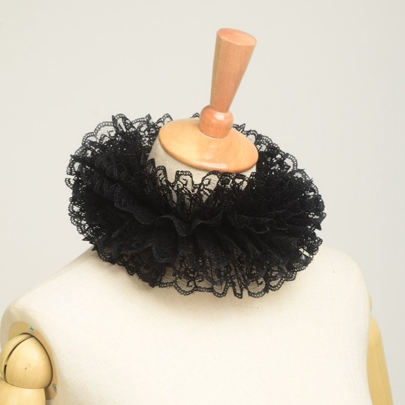 Blessume Women's Renaissance Neck Ruff Elizabethan Ruff Collar -